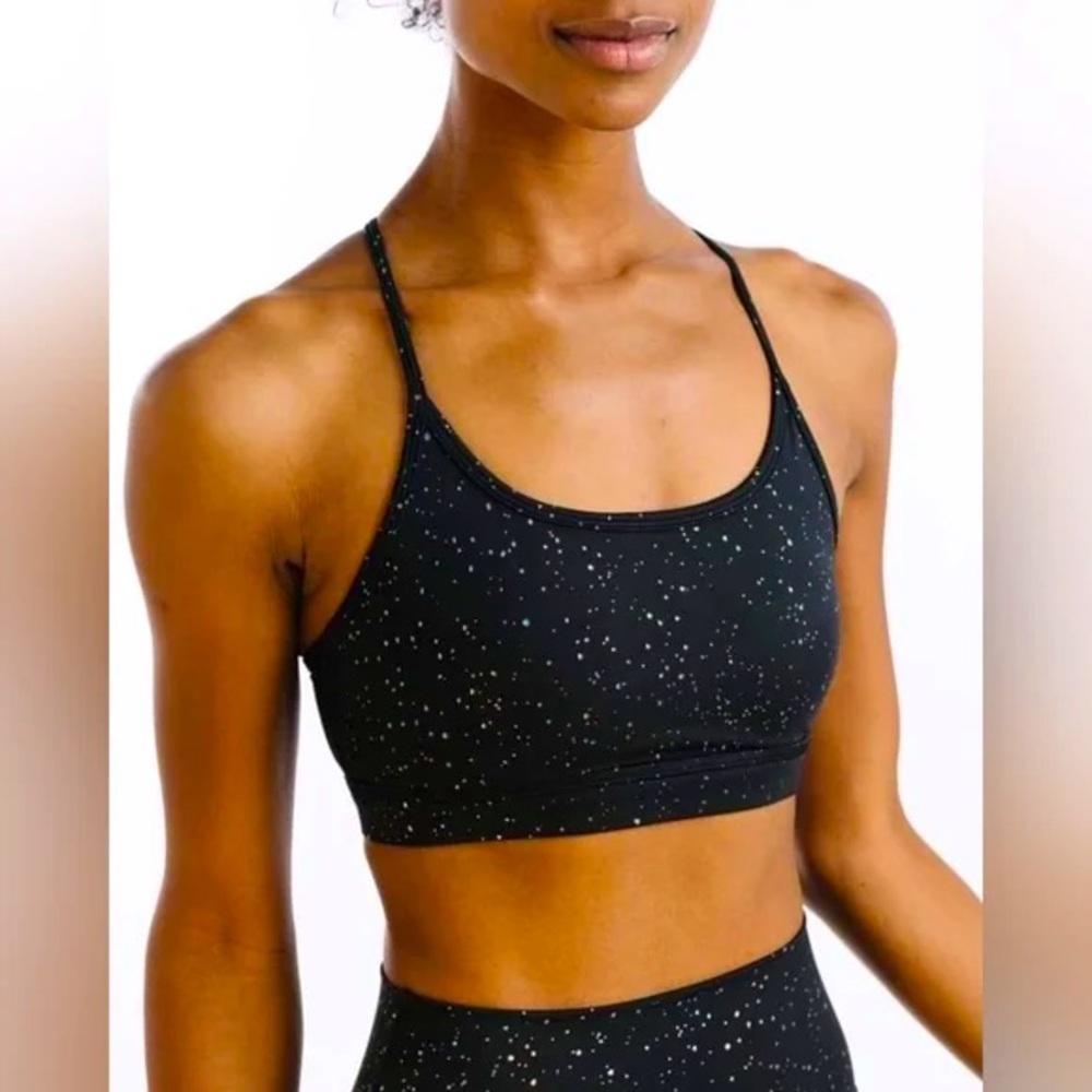 Zyia Black Reflective Mirage Bra